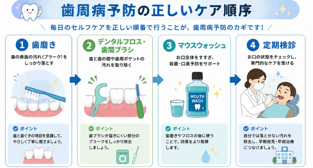 歯周病ケアの方法